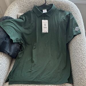 Wilson M League Performance Polo – Size 2XL – Forest Green – NWT ($78 Retail)